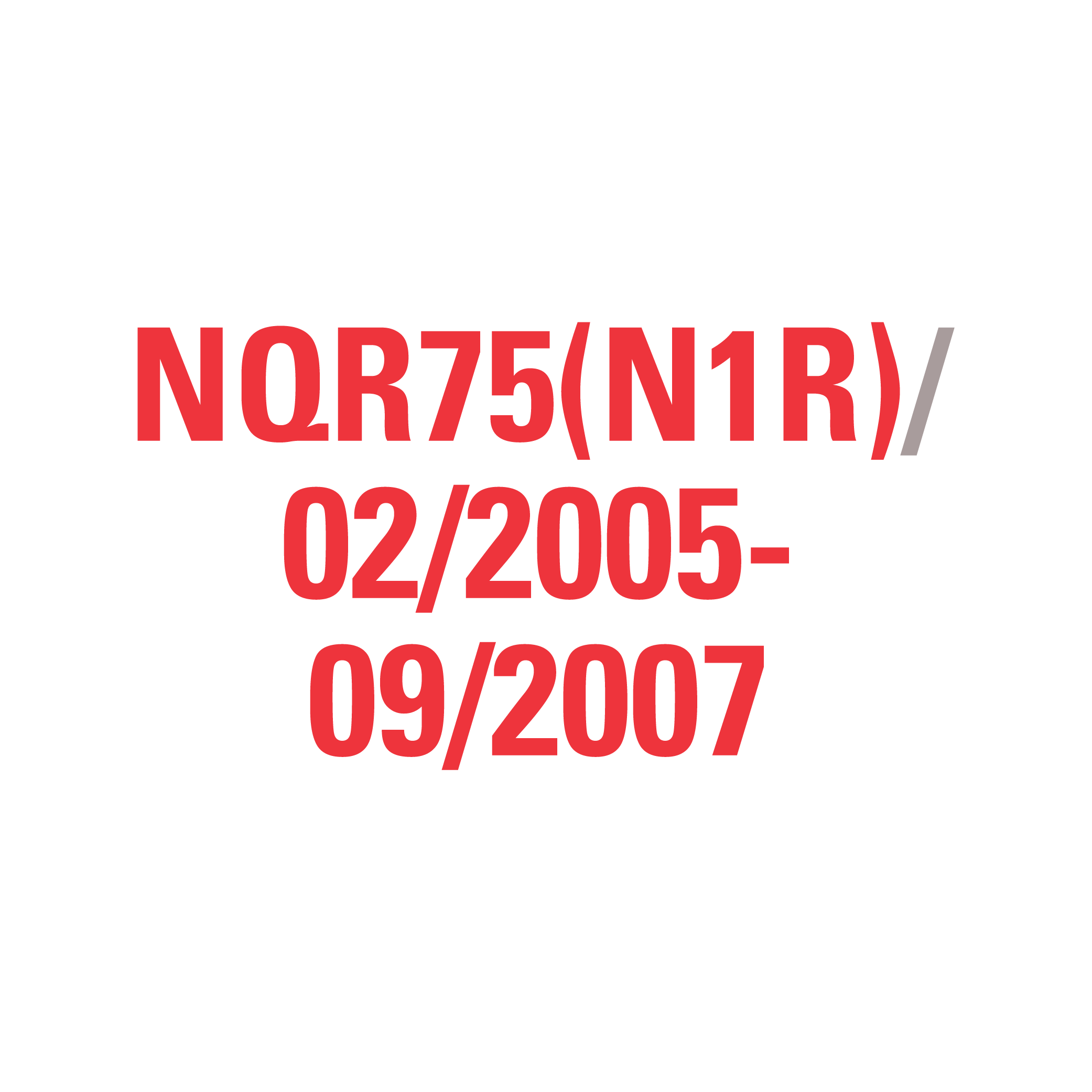NQR75(N1R) 10/2007-08/2010 EURO 4